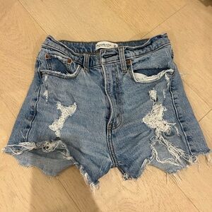 Abercrombie & Fitch High Rise Mom Shorts SIZE 24